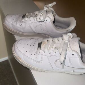 Nike White Low-Top Sneakers